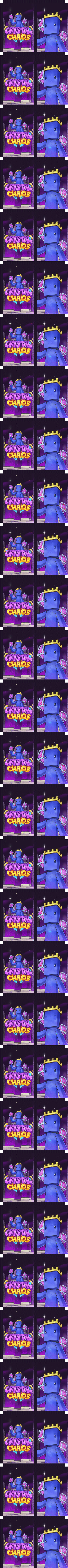 Crystal Chaos Blue Guy