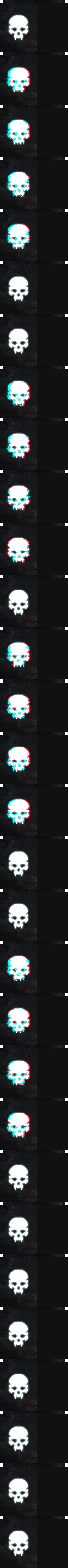 Glitched Skull